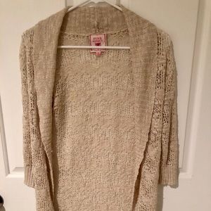 Tan cardigan